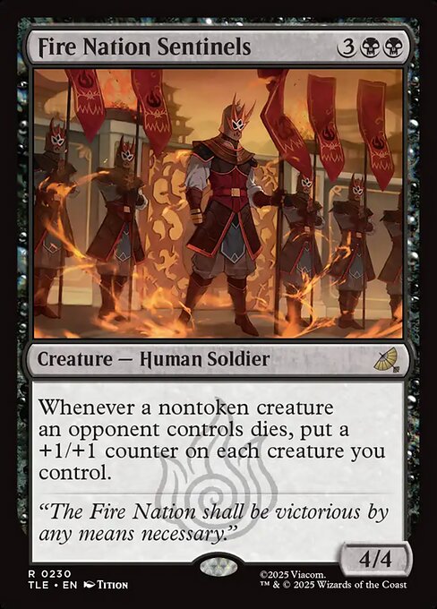 MTG Fire Nation Sentinels [TLE 230] Nonfoil