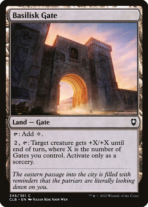 MTG Basilisk Gate CLB 346 Regular Nonfoil
