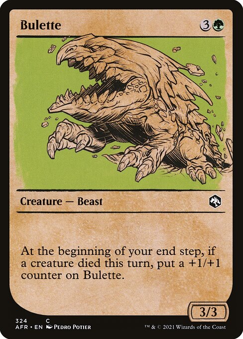 MTG Bulette AFR 324 Rulebook Showcase Foil