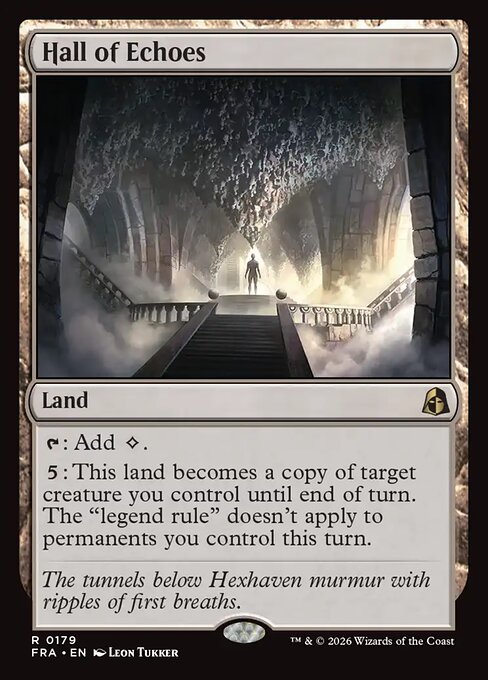 MTG Hall of Echoes FRA 179 Standard Nonfoil front