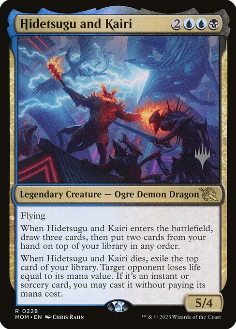 MTG Hidetsugu and Kairi PMOM 228p Promo Pack Foil