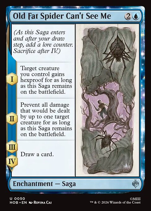 MTG Old Fat Spider Can't See Me HOB 050 Regular Foil