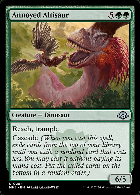 MTG Annoyed Altisaur MH3 284 Regular Foil