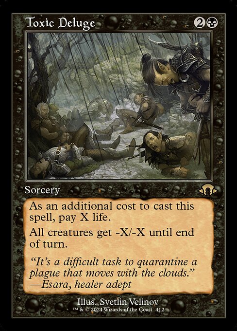 MTG Toxic Deluge MH3 412 Retro Frame Foil