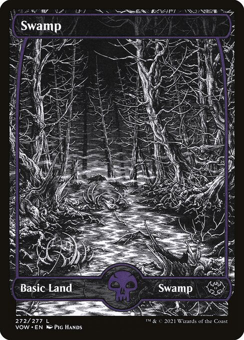 MTG Swamp VOW 272 Standard Nonfoil front