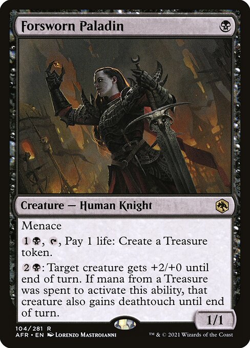 MTG Forsworn Paladin AFR 104 Regular Foil
