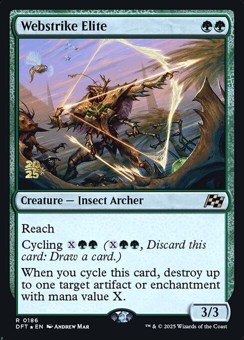 MTG Webstrike Elite PDFT 186s Prerelease Foil