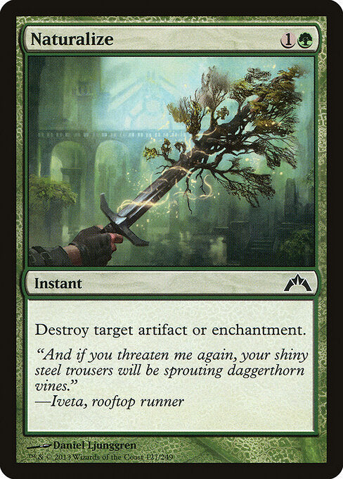 MTG Naturalize GTC 127 Regular Foil