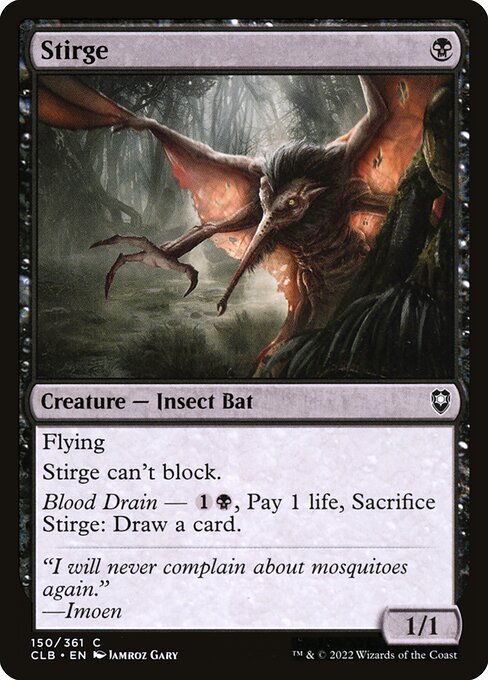 MTG Stirge CLB 150 Regular Foil