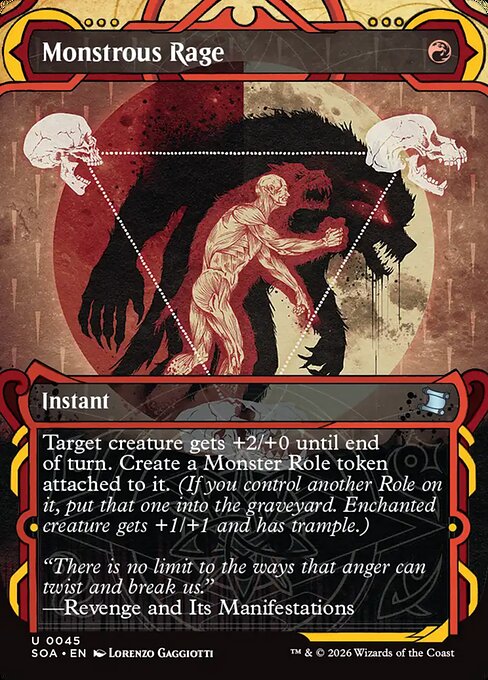 MTG Monstrous Rage SOA 045 Mystical Archive Nonfoil