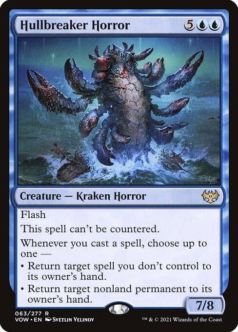 MTG Hullbreaker Horror VOW 063 Standard Foil front