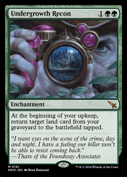 MTG Undergrowth Recon MKM 181 Regular Foil