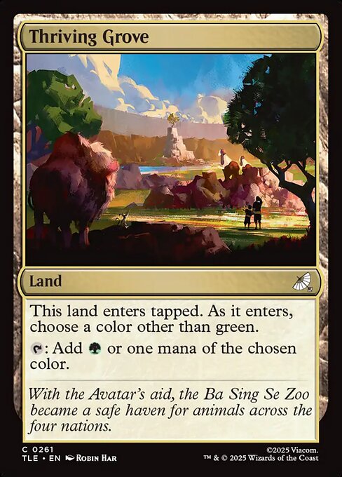 MTG Thriving Grove [TLE 261] Nonfoil