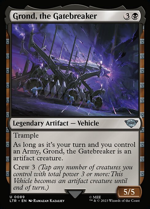 MTG Grond, the Gatebreaker LTR 089 Regular Foil