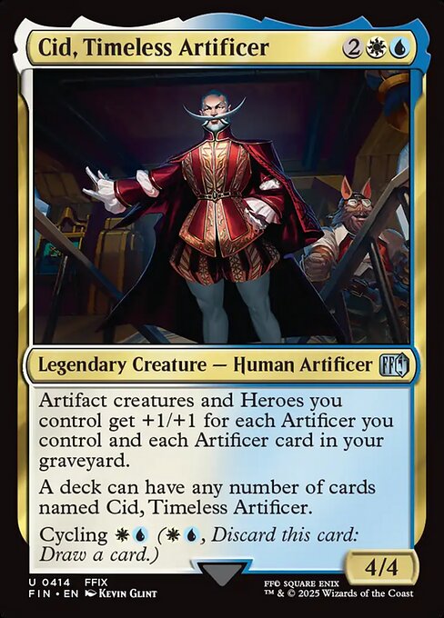 MTG Cid, Timeless Artificer FIN 414 Cid Alternate Art Nonfoil