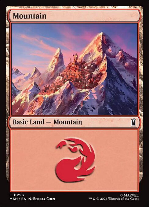 MTG Mountain MSH 293 Regular Nonfoil