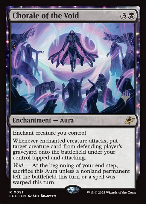 MTG Chorale of the Void PEOE 091p Promo Pack Foil