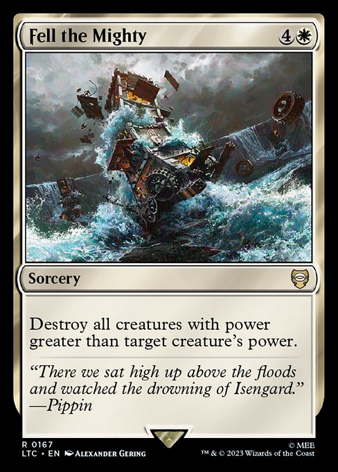 MTG Fell the Mighty LTC 167 Alternate Art Nonfoil