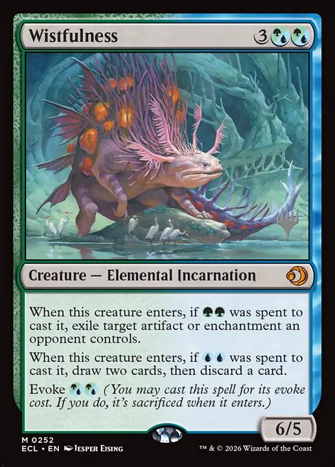 MTG Wistfulness PECL 252p Promo Pack Nonfoil