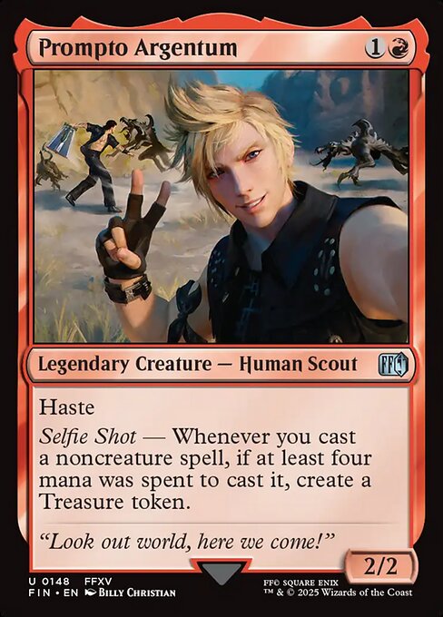 MTG Prompto Argentum FIN 148 Regular Foil