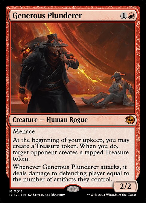 MTG Generous Plunderer BIG 011 Regular Nonfoil