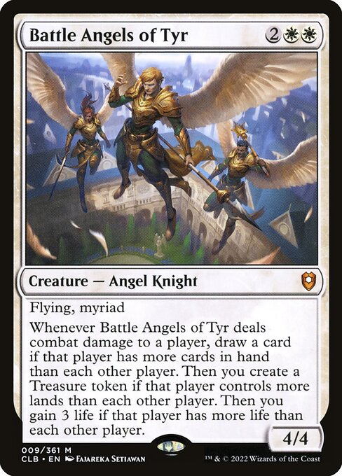 MTG Battle Angels of Tyr CLB 009 Regular Foil