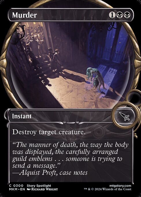 MTG Murder MKM 300 Showcase Magnified Nonfoil