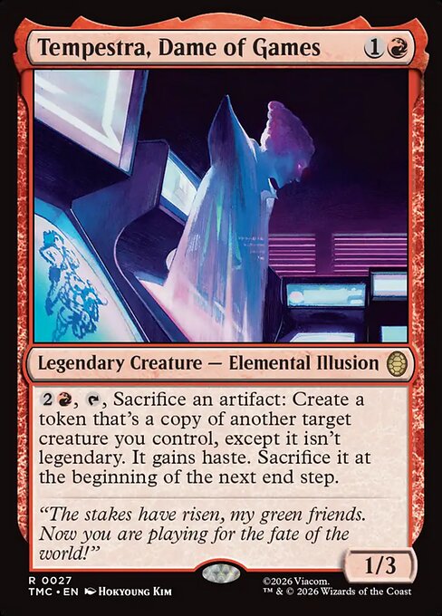 MTG Tempestra, Dame of Games TMC 027 Regular Nonfoil