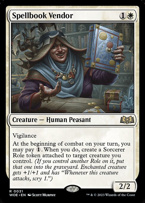 MTG Spellbook Vendor WOE 031 Regular Foil