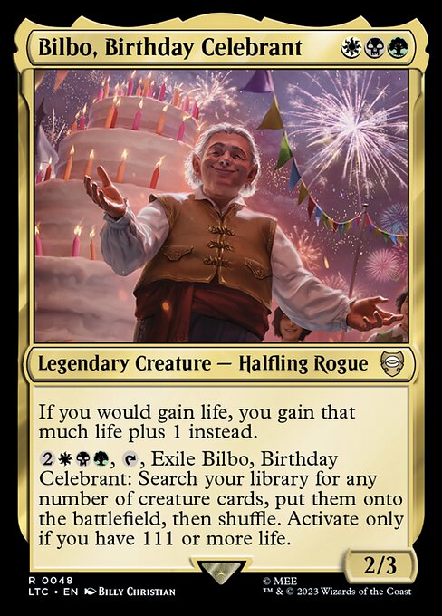 MTG Bilbo, Birthday Celebrant LTC 048 Regular Nonfoil