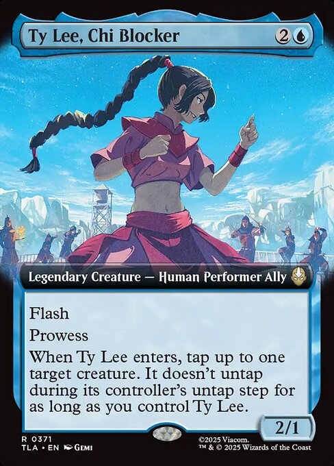 MTG Ty Lee, Chi Blocker TLA 371 Extended Art Nonfoil