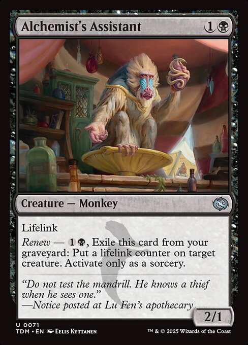 MTG Alchemist's Assistant TDM 071 Regular Nonfoil