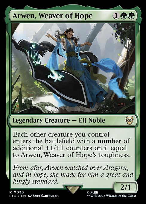 MTG Arwen, Weaver of Hope LTC 035 Regular Nonfoil