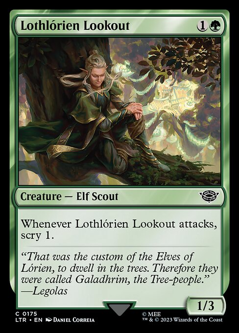 MTG Lothlórien Lookout LTR 175 Regular Nonfoil