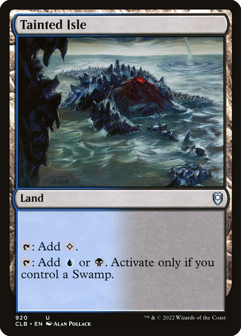 MTG Tainted Isle CLB 920 Commander Deck Nonfoil