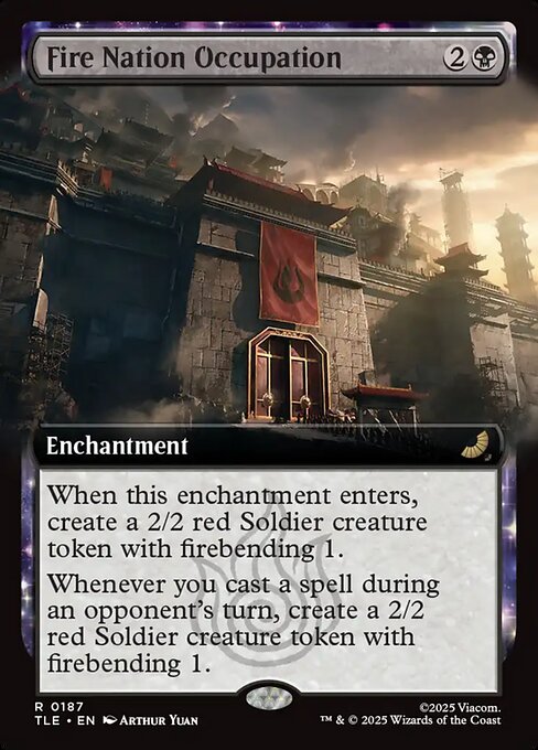 MTG Fire Nation Occupation [TLE 187] Foil