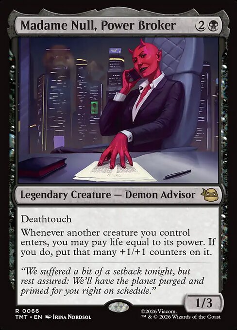 MTG Madame Null, Power Broker TMT 066 Regular Foil