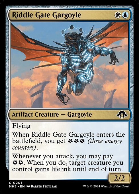 MTG Riddle Gate Gargoyle MH3 201 Regular Nonfoil