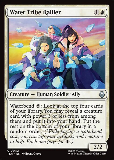MTG Water Tribe Rallier TLA 042 Regular Foil