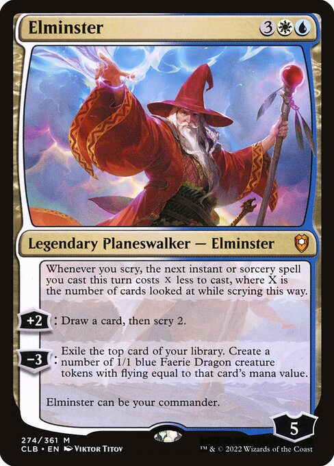 MTG Elminster CLB 274 Regular Foil