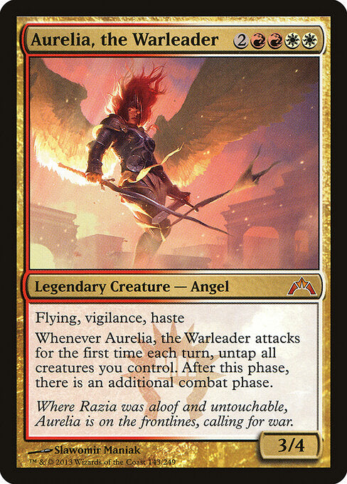 MTG Aurelia, the Warleader GTC 143 Regular Nonfoil