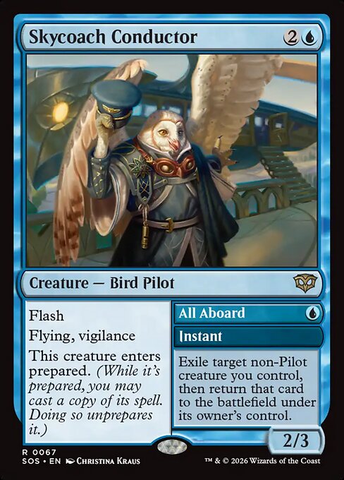 MTG Skycoach Conductor // All Aboard SOS 067 Regular Nonfoil