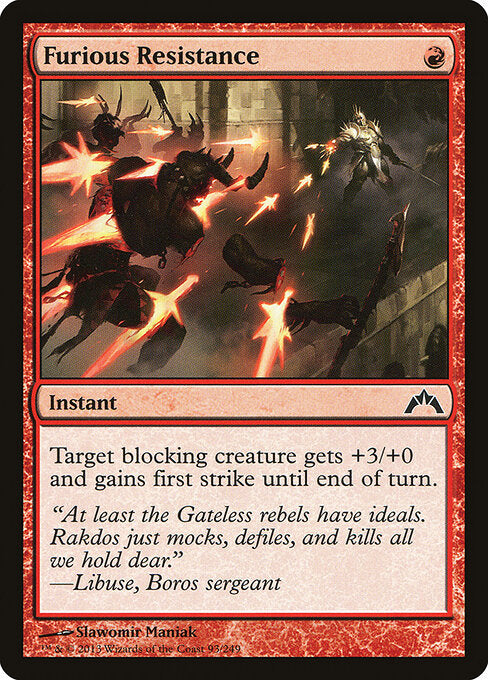 MTG Furious Resistance GTC 093 Regular Foil