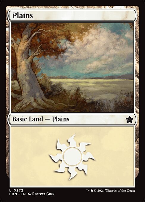 MTG Plains FDN 272 Regular Nonfoil