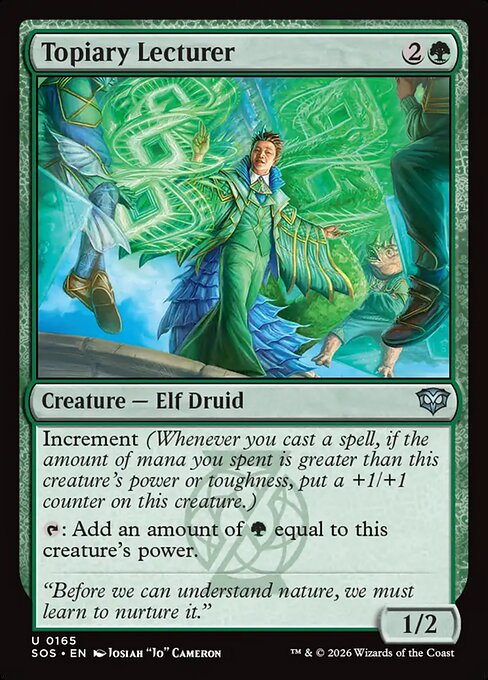 MTG Topiary Lecturer SOS 165 Regular Nonfoil