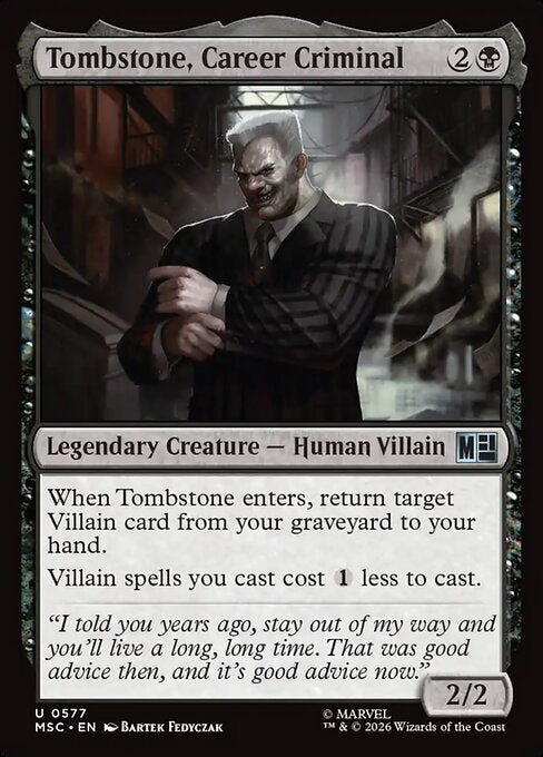 MTG Tombstone, Career Criminal MSC 577 Regular Nonfoil