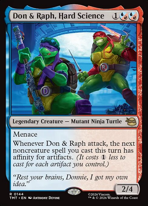 MTG Don & Raph, Hard Science TMT 144 Regular Nonfoil