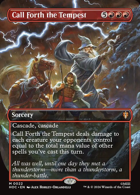 MTG Call Forth the Tempest HOC 022 Regular Foil