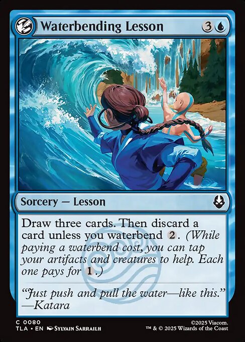 MTG Waterbending Lesson TLA 080 Regular Nonfoil