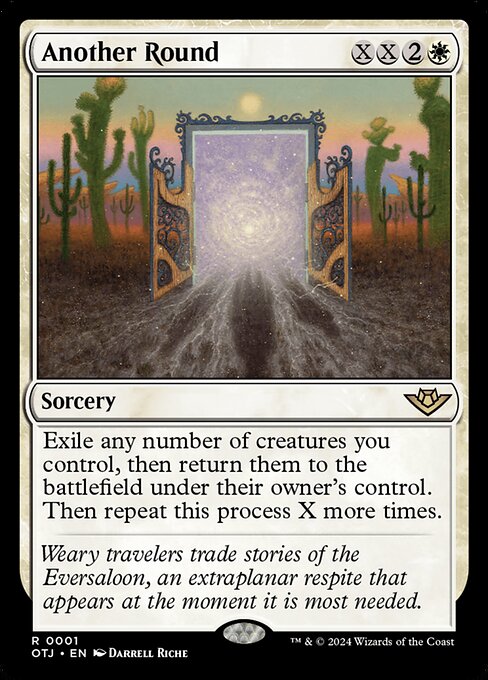 MTG Another Round OTJ 001 Regular Foil